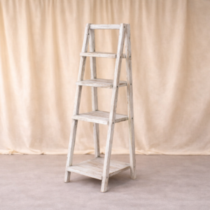 Etagère présentoir blanche