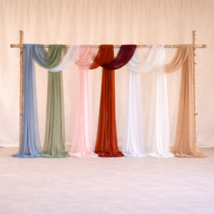 Voilage mousseline pour arche