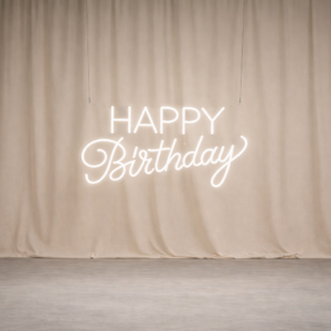 Néon "Happy Birthday"