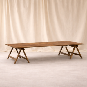 Table au sol rustique