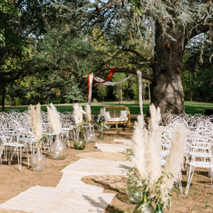 Allée de tapis bohème