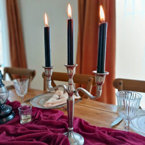 Chandelier 3 têtes étain