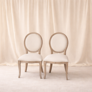 Chaises Médaillon (la paire)