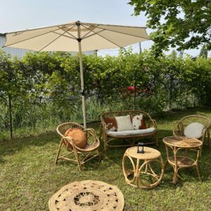 Parasol beige + base