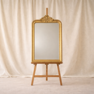 Miroir doré Napoléon seul