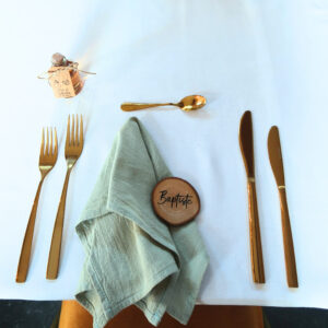 Serviette élégante sauge
